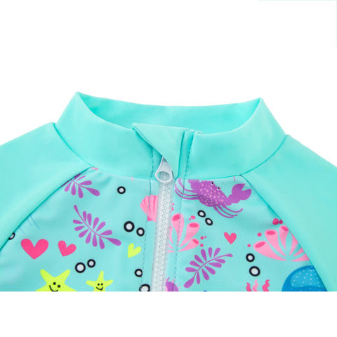 Image of Baby/Toddler Boy One Piece Swimsuit with UPF 50+ Sun Protection Surfing Suit Swimwear