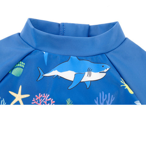 Image of SwimZip UPF 50+ Boys Long Sleeve Sunsuit